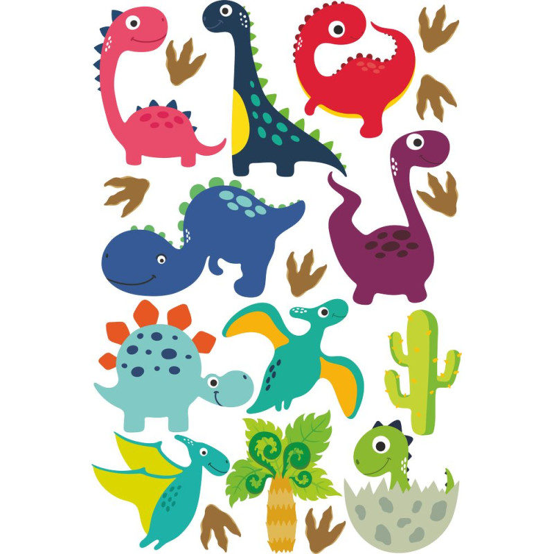 Dinoszauruszos biciklimatrica | 20 cm x 30 cm