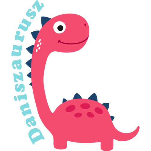 Spinoszaurusz névre szóló falmatrica, óriás