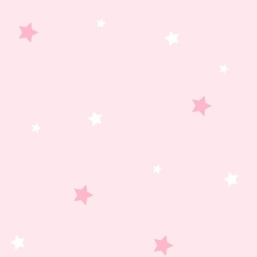 Csillagos tapéta, rózsaszín| 50 cm x 250 cm