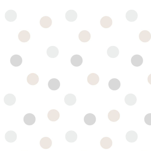 Pöttyös modern tapéta, szürke | 50 cm x 250 cm