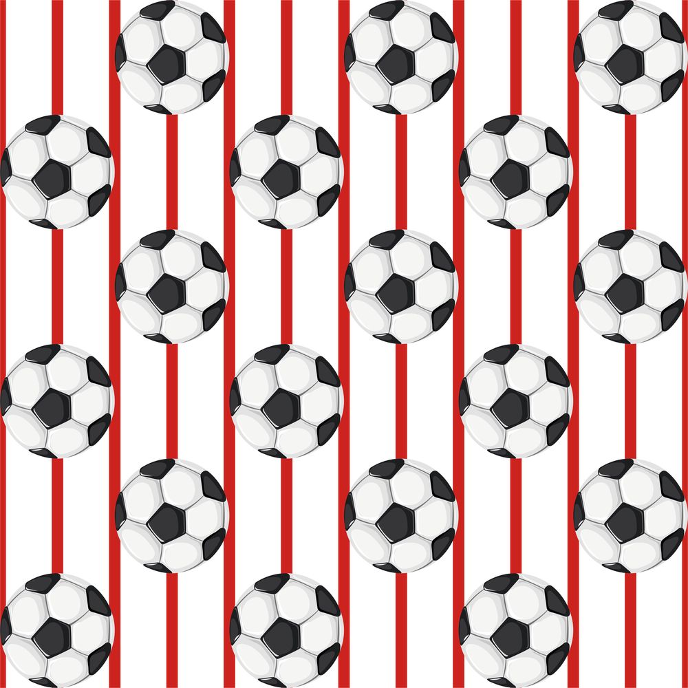 Focis sportos tapéta, piros csíkos| 50 cm x 300 cm