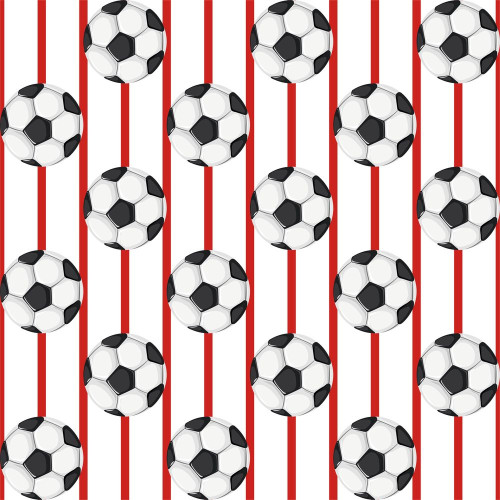 Focis sportos tapéta, piros csíkos| 50 cm x 300 cm