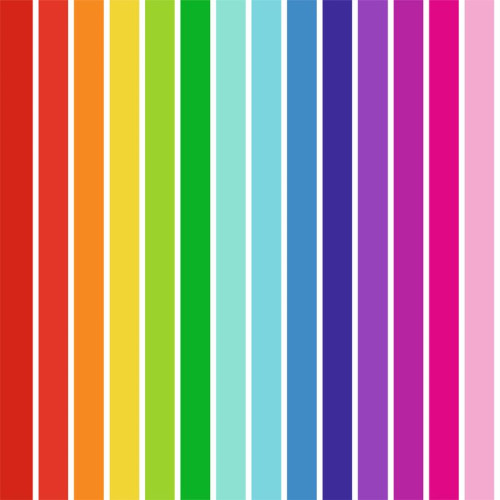 Szivárvány színű csíkos modern tapéta| 50 cm x 250 cm