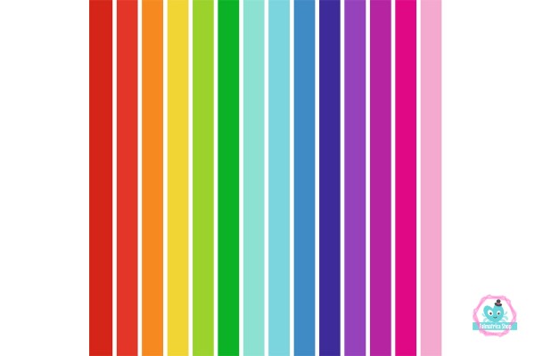 Szivárvány színű csíkos modern tapéta| 50 cm x 250 cm