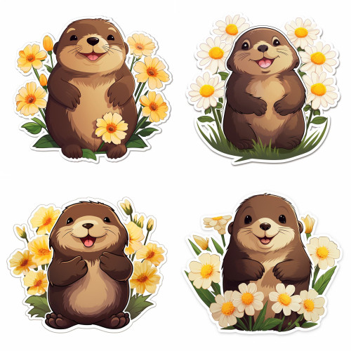 Vakondos falmatrica gyerekszobába | 8 + 24 db-os szett | 80 cm x 80 cm