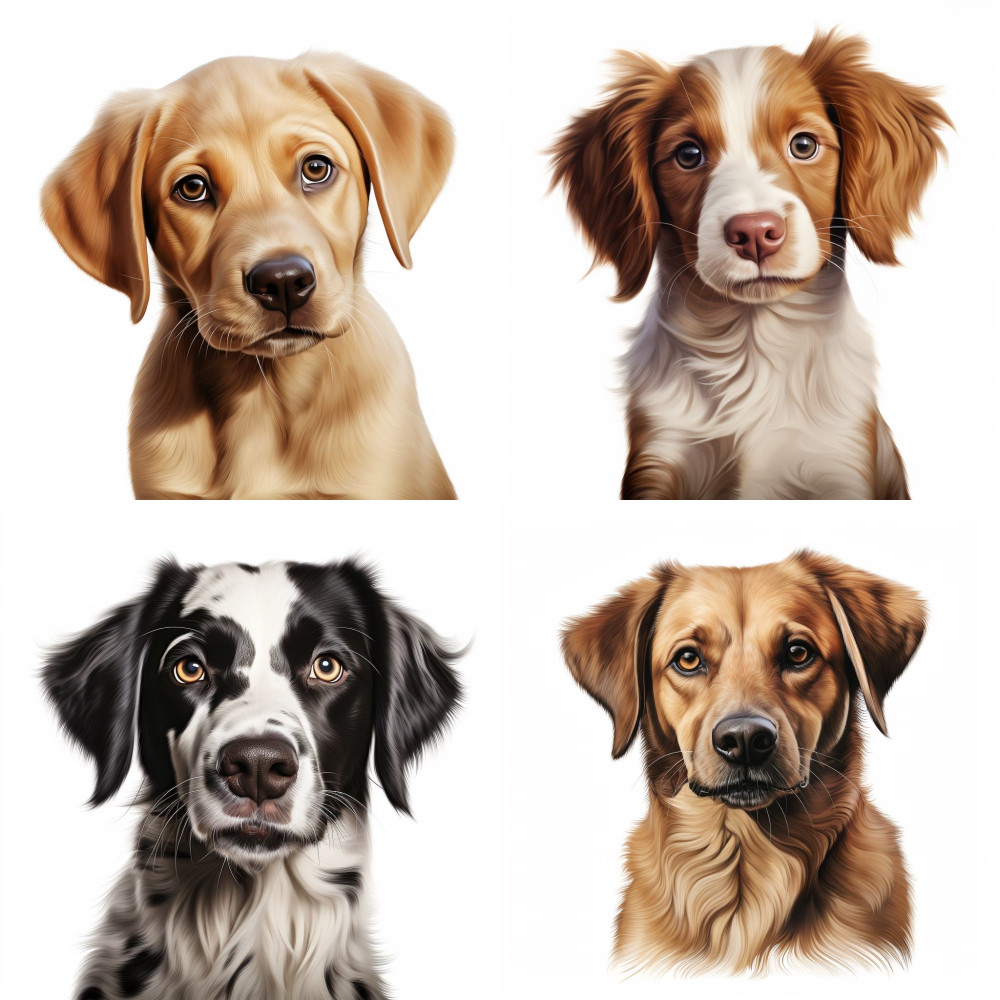 Labrador kutyás falmatrica válogatás | 8 + 12 db-os szett | 80 cm x 80 cm