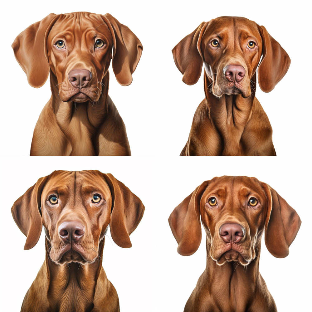 Élethű Magyar vizsla kutyás falmatrica | 8 + 12 db-os szett | 80 cm x 80 cm
