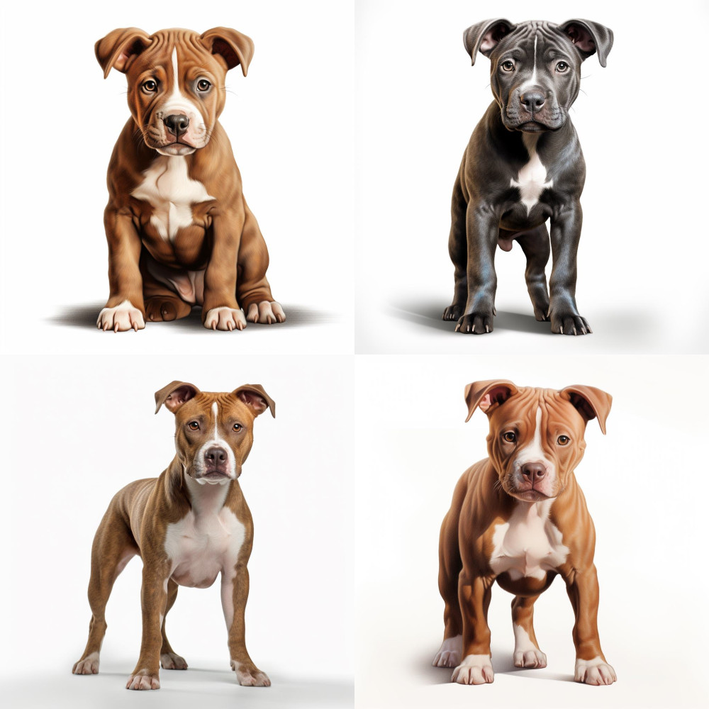 Pitbull kutyás falmatrica | 8 + 12 db-os szett | 80 cm x 80 cm