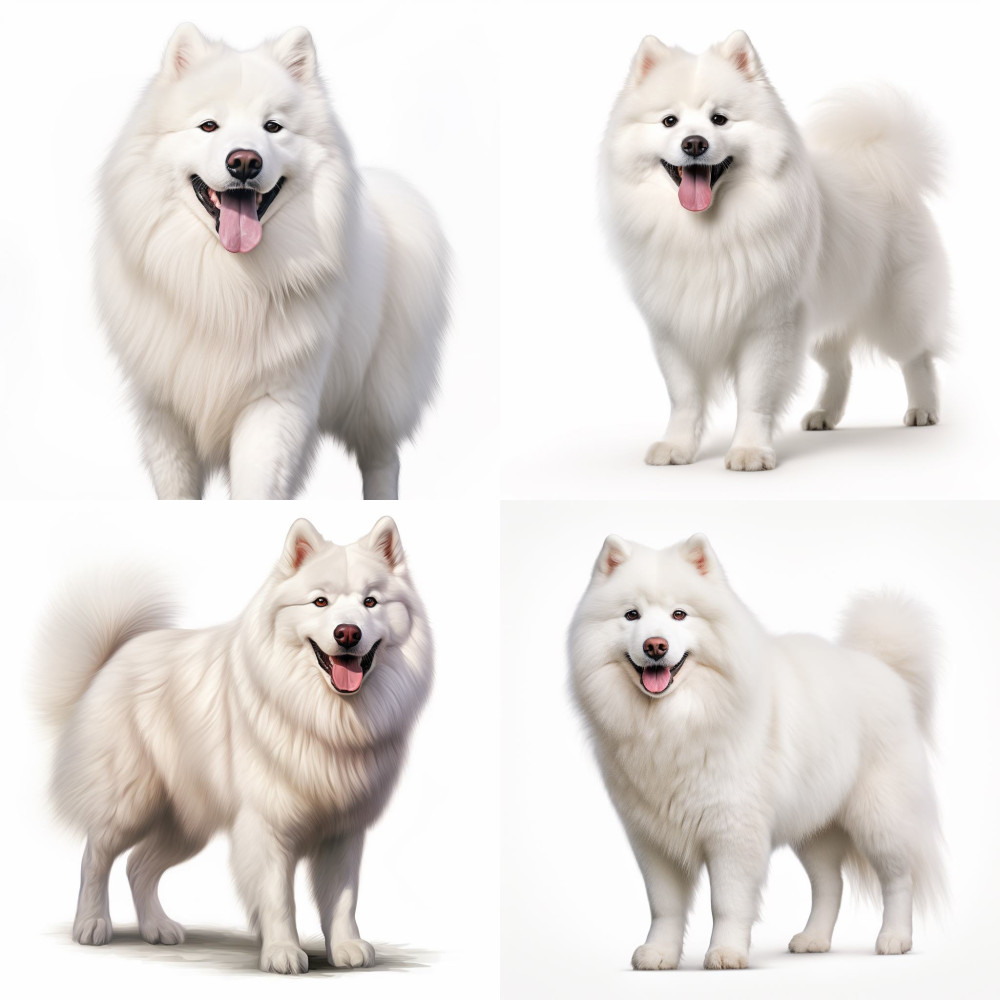 Samoyed kutyás falmatrica | 8 + 12 db-os szett | 80 cm x 80 cm Samoyed kutyás falmatrica | 8 + 12 db-os szett | 80 cm x 80 cm
