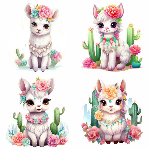 Lámás falmatrica válogatás | 8 + 24 db-os szett | 80 cm x 80 cm