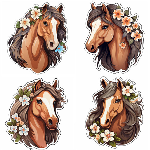 Lovas gyerek falmatrica | 8 + 24 db-os szett | 80 cm x 80 cm Lovas gyerek falmatrica | 8 + 24 db-os szett | 80 cm x 80 cm