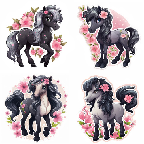 Szürke Lovas gyönyörű falmatrica | 8 + 24 db-os szett | 80 cm x 80 cm Szürke Lovas gyönyörű falmatrica | 8 + 24 db-os szett | 80 cm x 80 cm