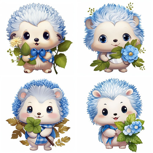 Süni kisgyerekek falmatrica, világoskék | 8 + 24 db-os szett | 80 cm x 80 cm