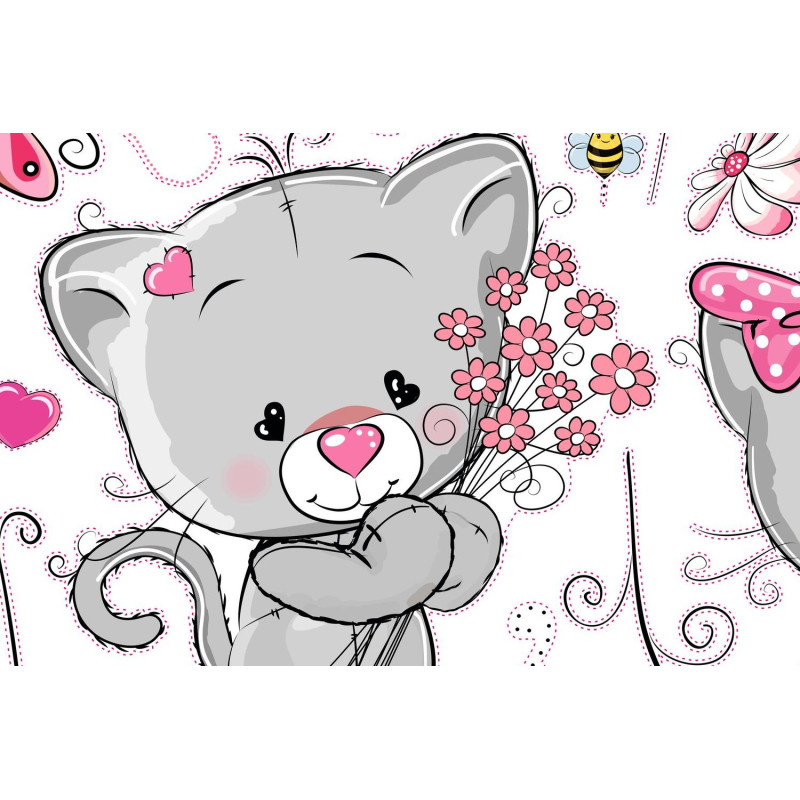 Cicák szerelmes pár | 35 db-os szett | 70 cm x 45 cm-től