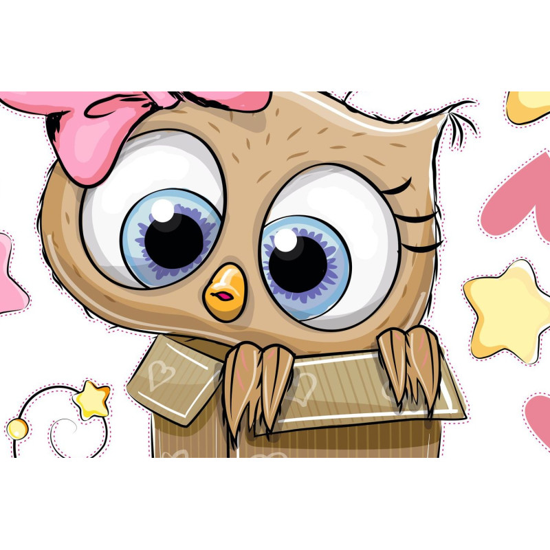 Ajándék baglyos faldekoráció | 22 db-os szett | 70 cm x 45 cm-től Ajándék baglyos faldekoráció | 22 db-os szett | 70 cm x 45 cm-től