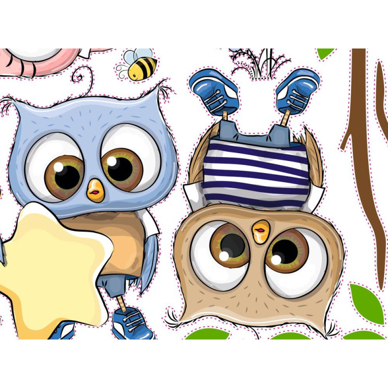 Bagoly kislány és kisfiú falmatrica csomag | 39 db-os szett | 70 cm x 45 cm-től Bagoly kislány és kisfiú falmatrica csomag | 39 db-os szett | 70 cm x 45 cm-től