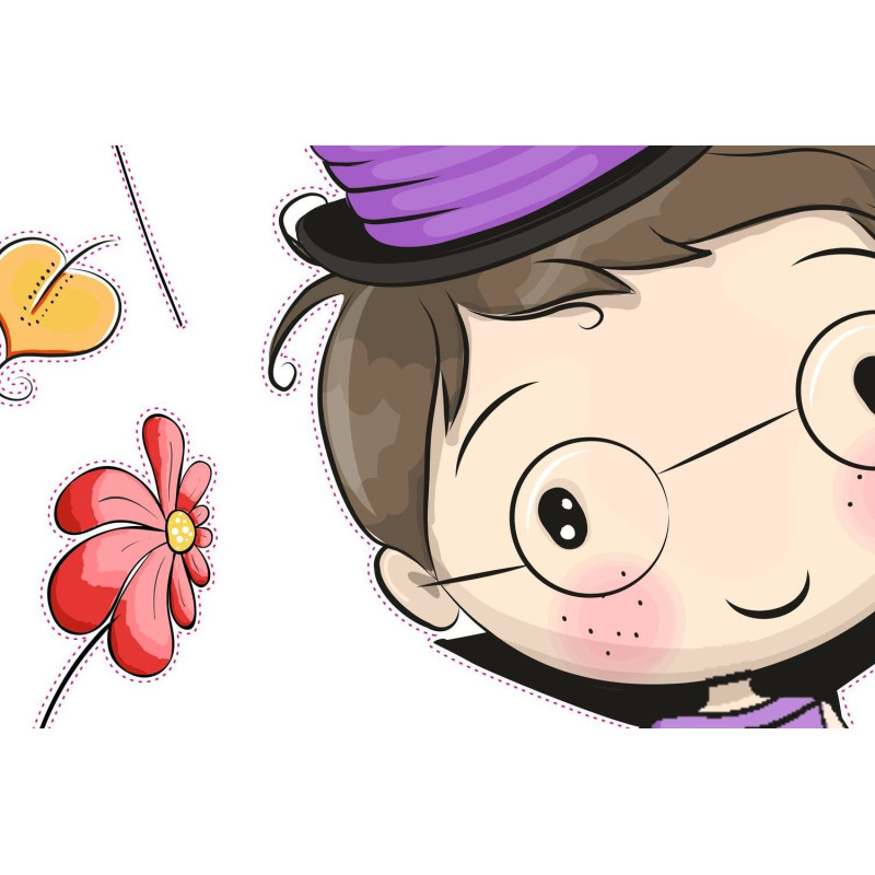 Halloweeni gyerekek falmatrica | 22 db-os szett | 70 cm x 45 cm-től