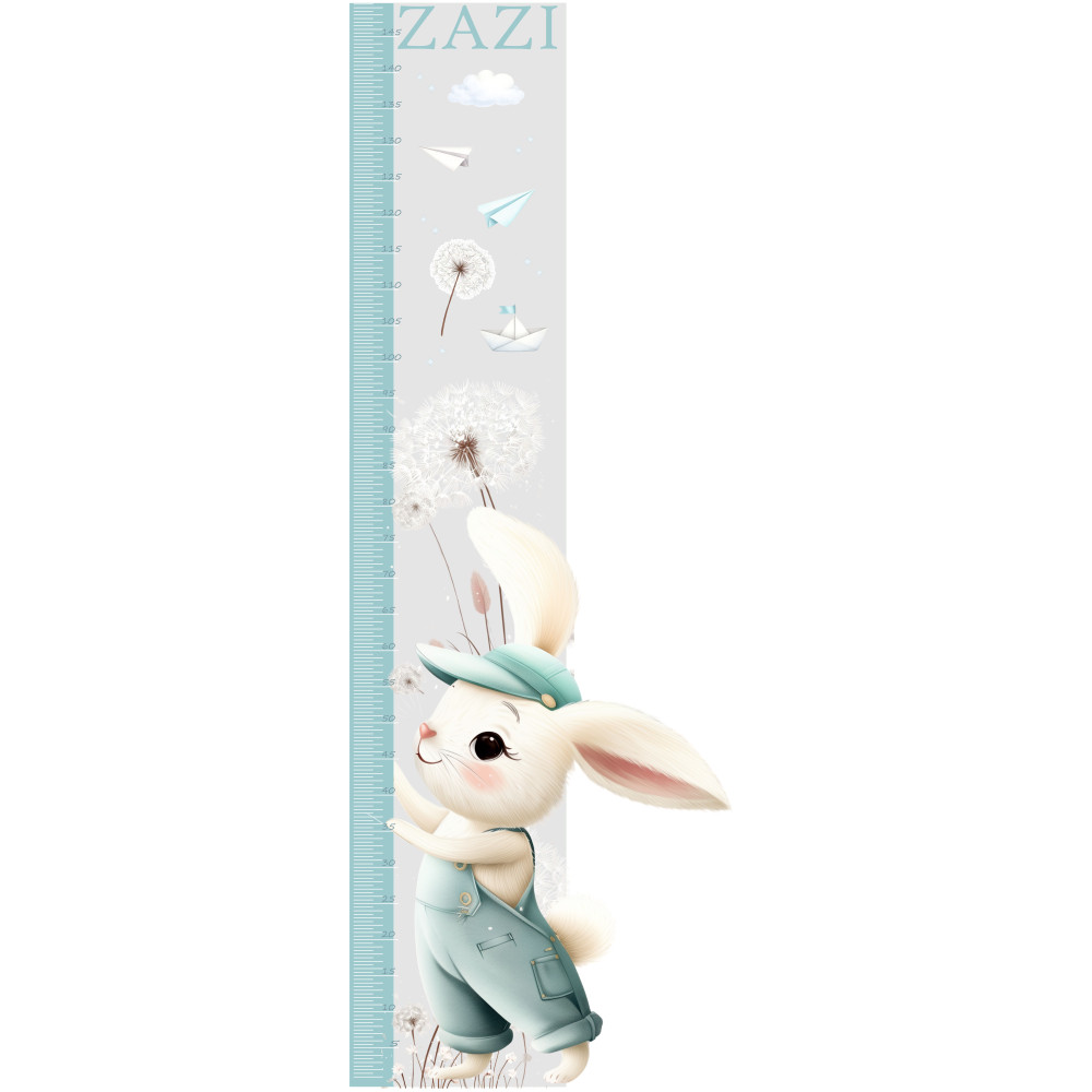 Nyuszi kisfiú magasságmérős falmatrica | 60 x 150 cm