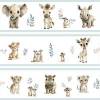 Szafari állatok bordűr | 16 x 500 cm