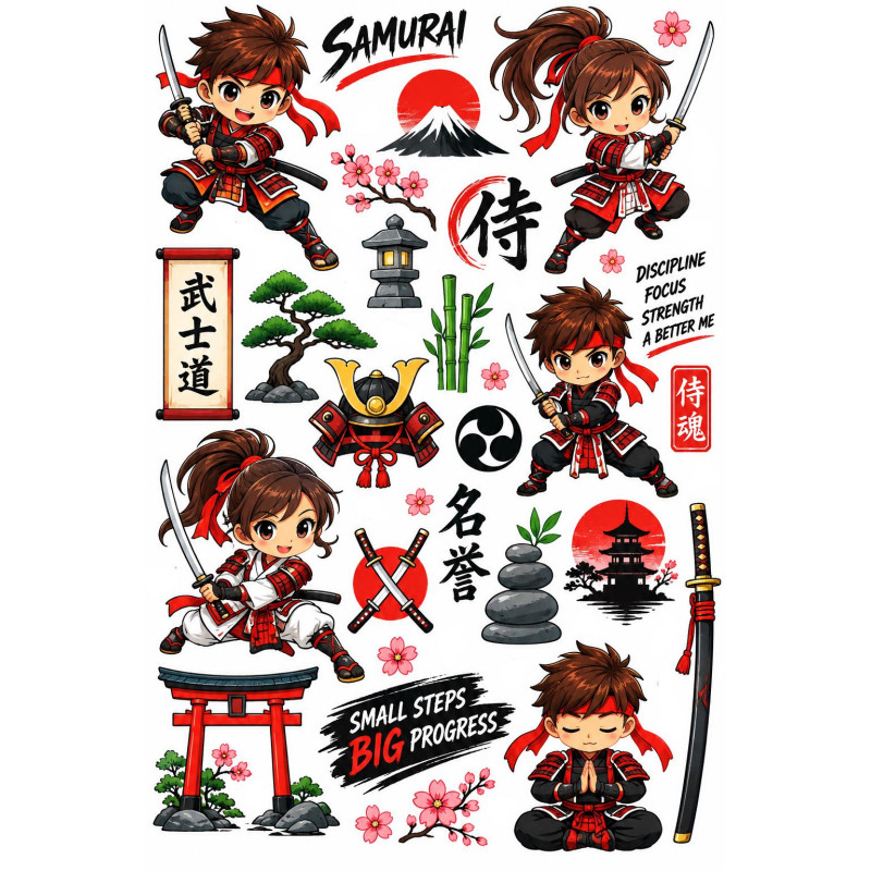Szamuráj faldekoráció szett – Samurai
