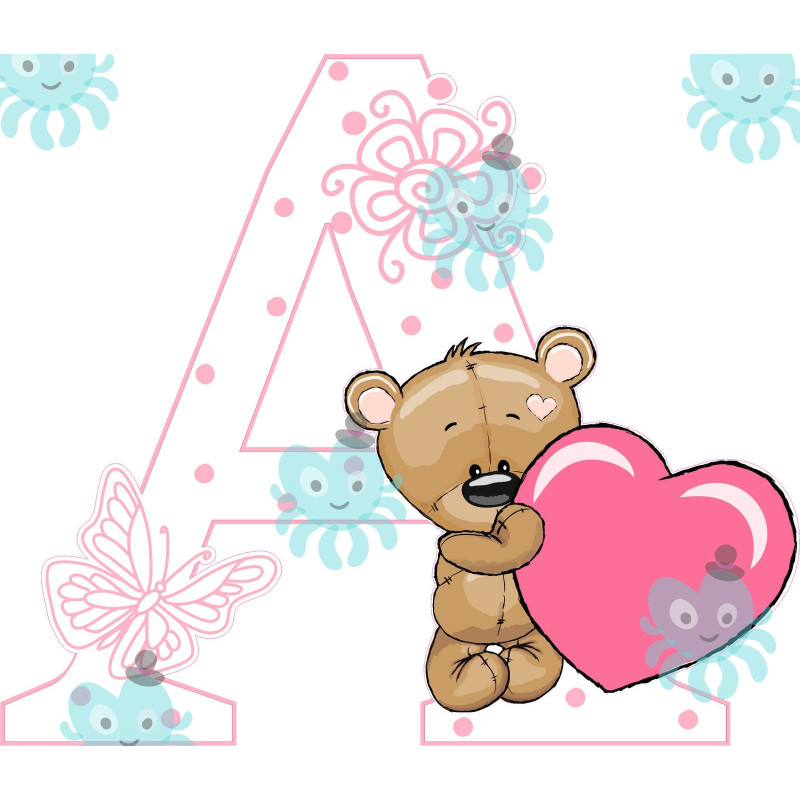 A betű falmatrica | 16 cm magas