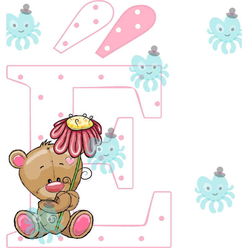 É betű falmatrica | 16 cm magas É betű falmatrica | 16 cm magas