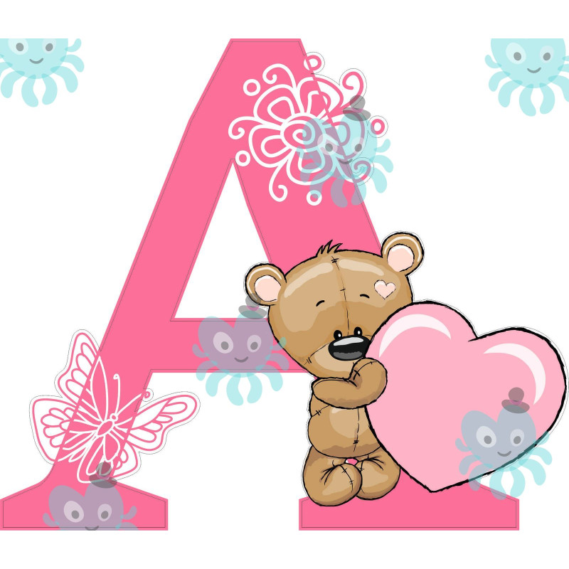 A betű falmatrica | 16 cm magas