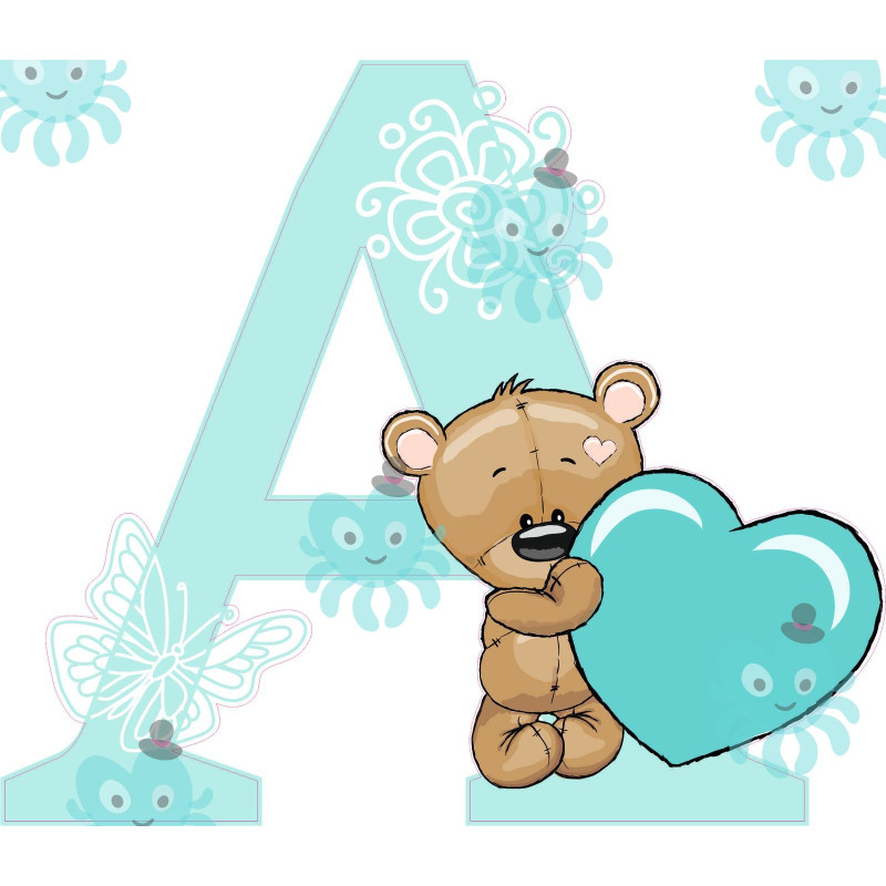 A betű falmatrica | 16 cm magas