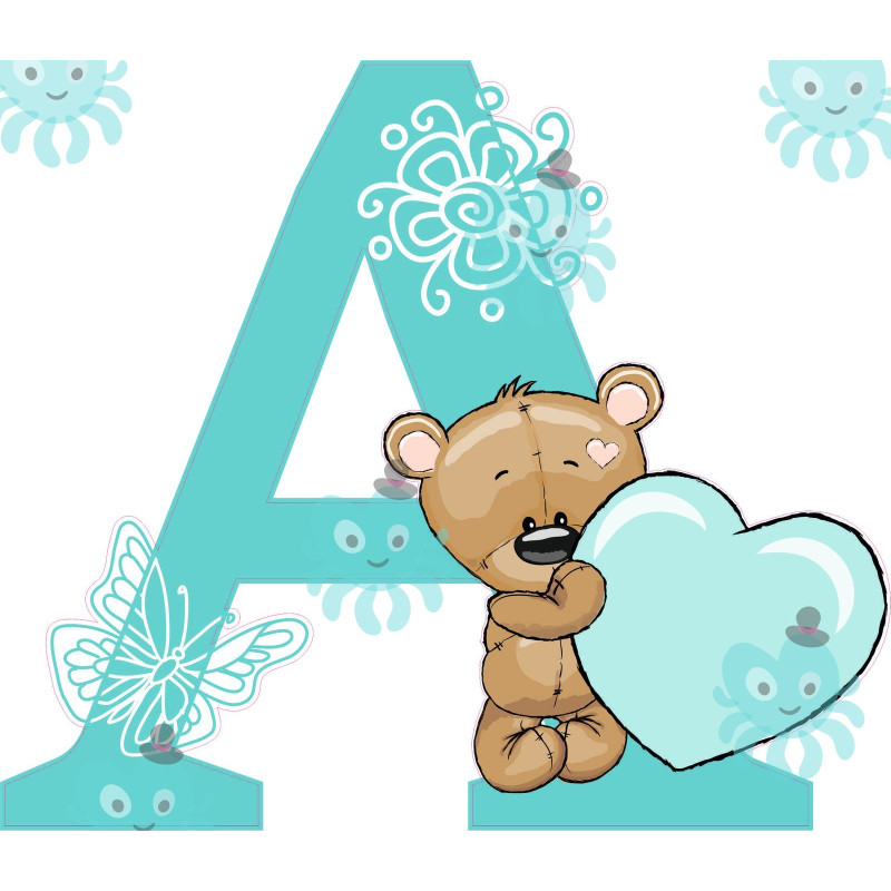 A betű falmatrica | 16 cm magas