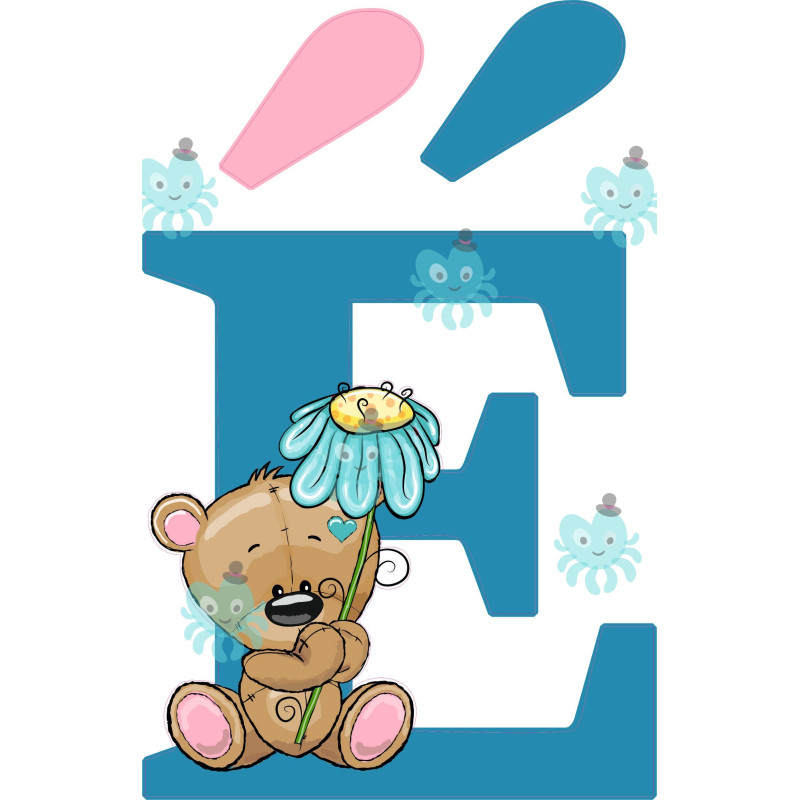 É betű falmatrica | 16 cm magas É betű falmatrica | 16 cm magas