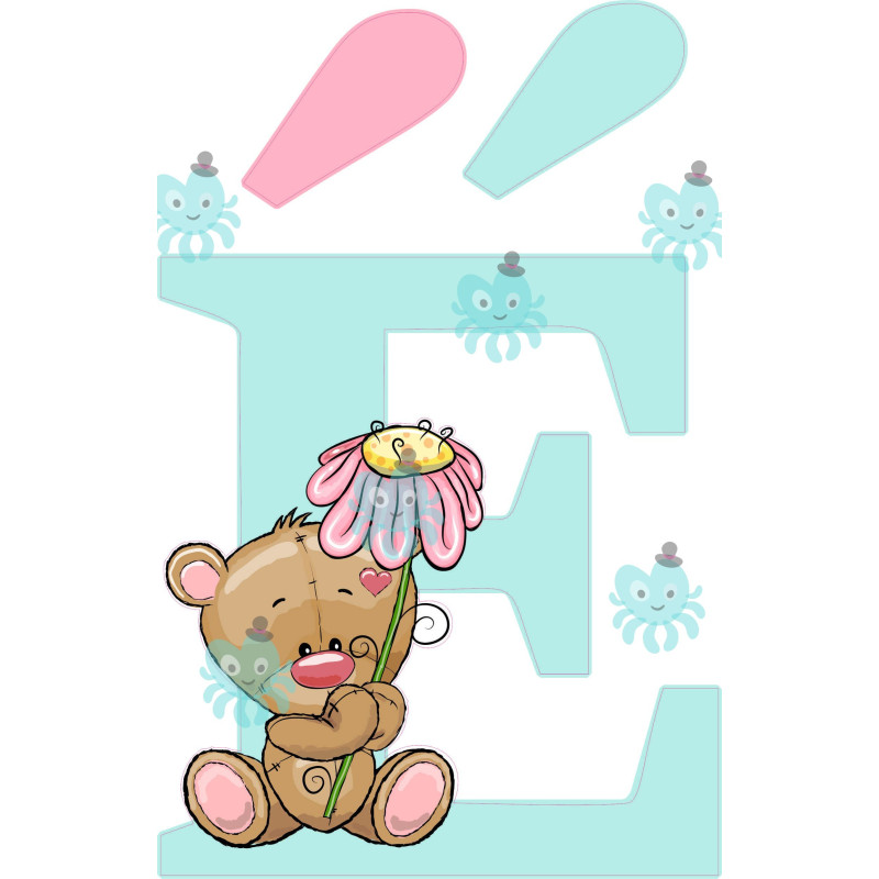 É betű falmatrica | 16 cm magas É betű falmatrica | 16 cm magas