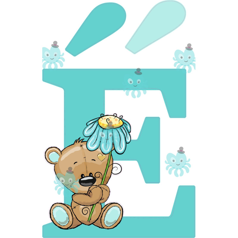 É betű falmatrica | 16 cm magas É betű falmatrica | 16 cm magas