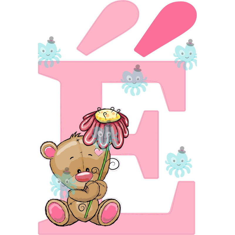 É betű falmatrica | 16 cm magas É betű falmatrica | 16 cm magas