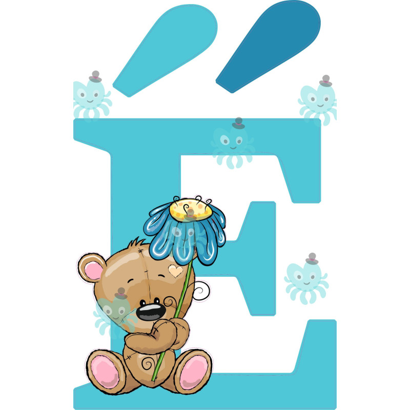 É betű falmatrica | 16 cm magas É betű falmatrica | 16 cm magas