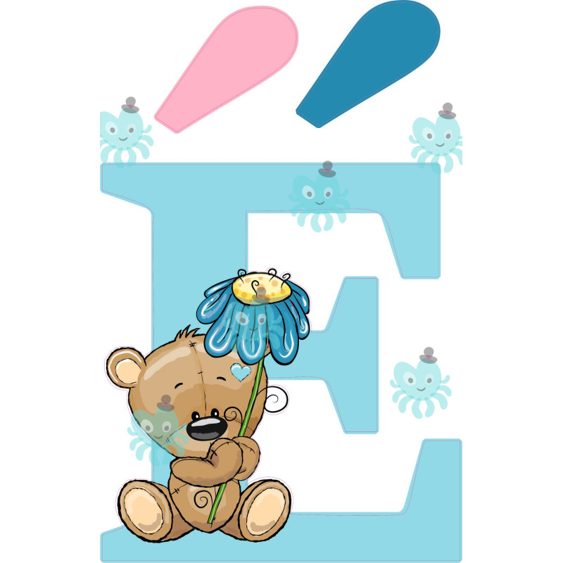 É betű falmatrica | 16 cm magas É betű falmatrica | 16 cm magas