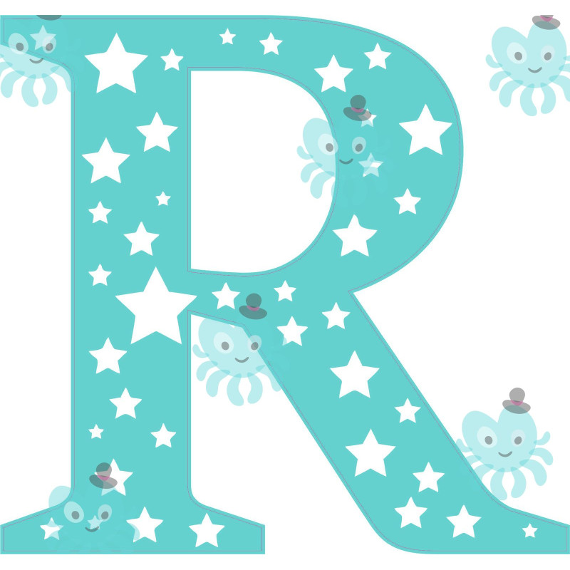 P betű falmatrica | 16 cm magas