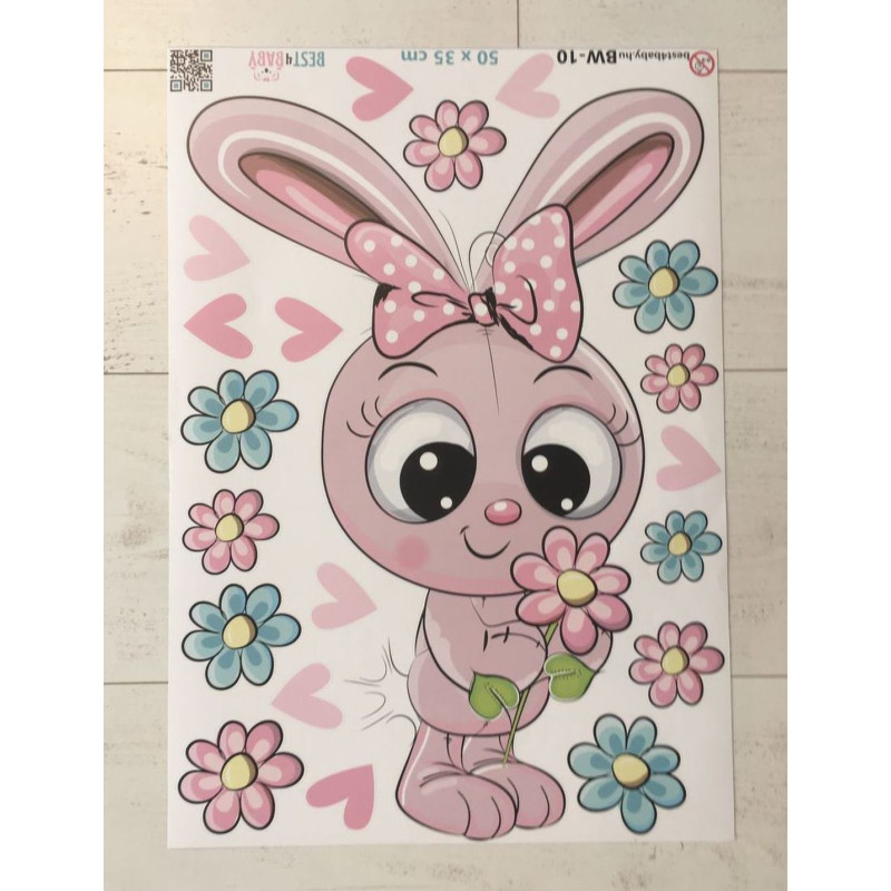 Nyuszis falmatrica | 20 db-os szett | 70 cm x 45 cm-től