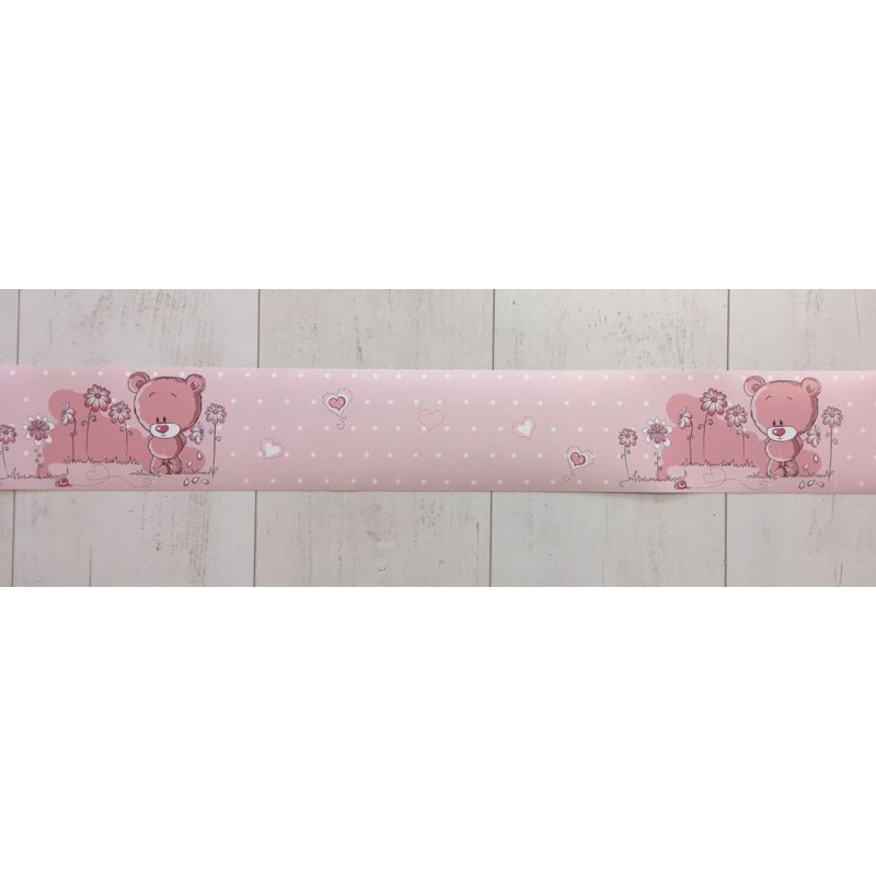 Pink macis bordűr | 500 cm x 10 cm