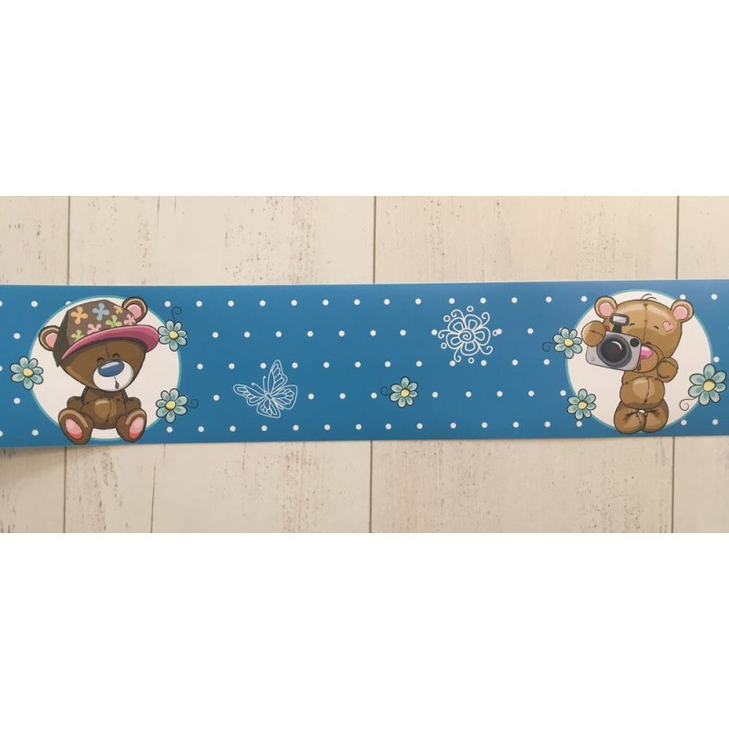 Macis kék bordűr | 500 cm x 10 cm