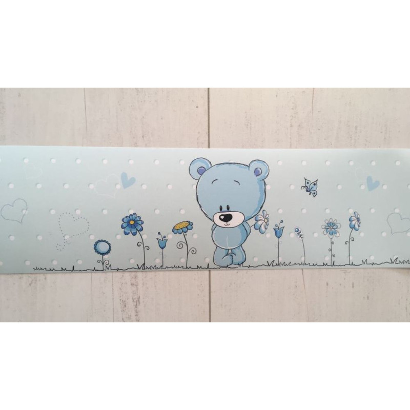 Kék macis bordűr | 500 cm x 10 cm