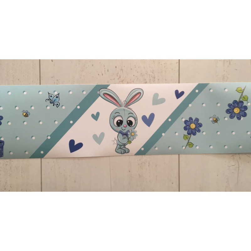 Fiú nyuszis bordűr | 500 cm x 10 cm