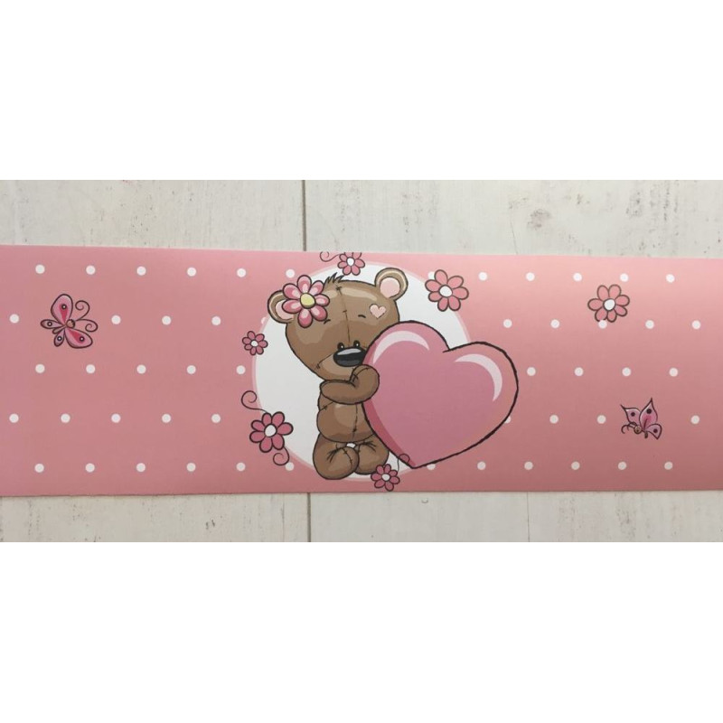 Kislány macis bordűr | 500 cm x 10 cm