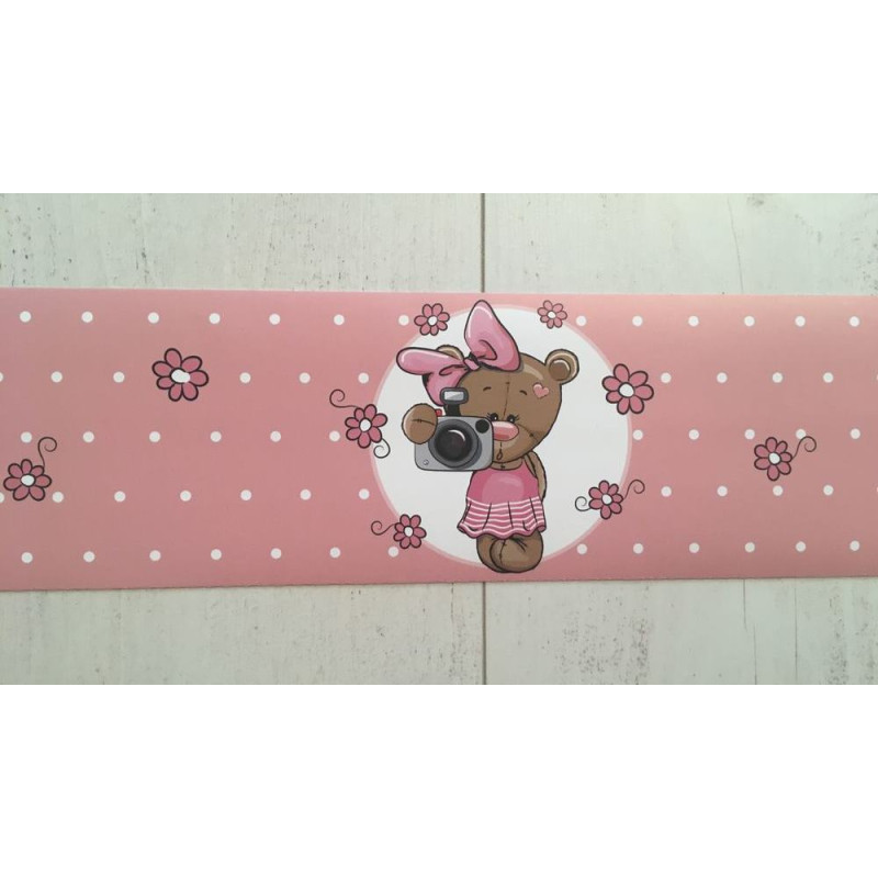 Kislány macis bordűr | 500 cm x 10 cm