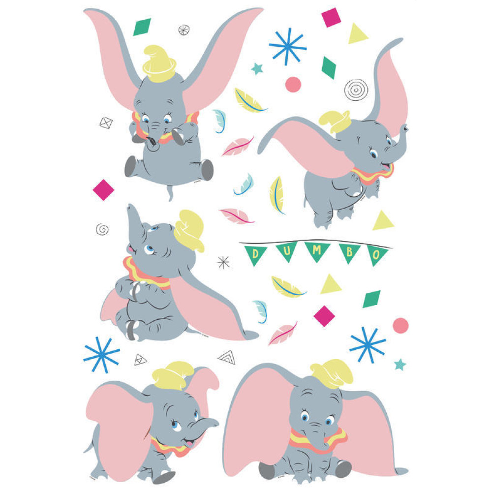 Dumbo elefánt falmatrica | 42,5 cm x 65 cm Dumbo elefánt falmatrica | 42,5 cm x 65 cm