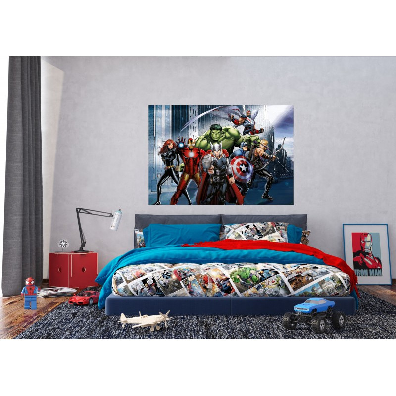 Bosszúállók poszter, fekvő, vlies 160 cm x 110 cm