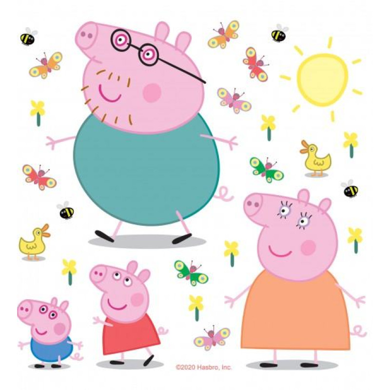 Peppa Malac falmatrica | 30 cm x 30 cm Peppa Malac falmatrica | 30 cm x 30 cm