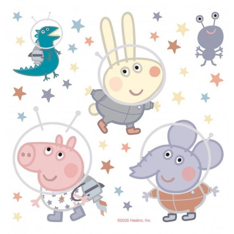 Peppa Malac az űrben falmatrica | 30 cm x 30 cm Peppa Malac az űrben falmatrica | 30 cm x 30 cm