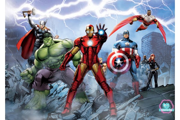 Avengers gyerekszoba poszter 360 cm x 254 cm