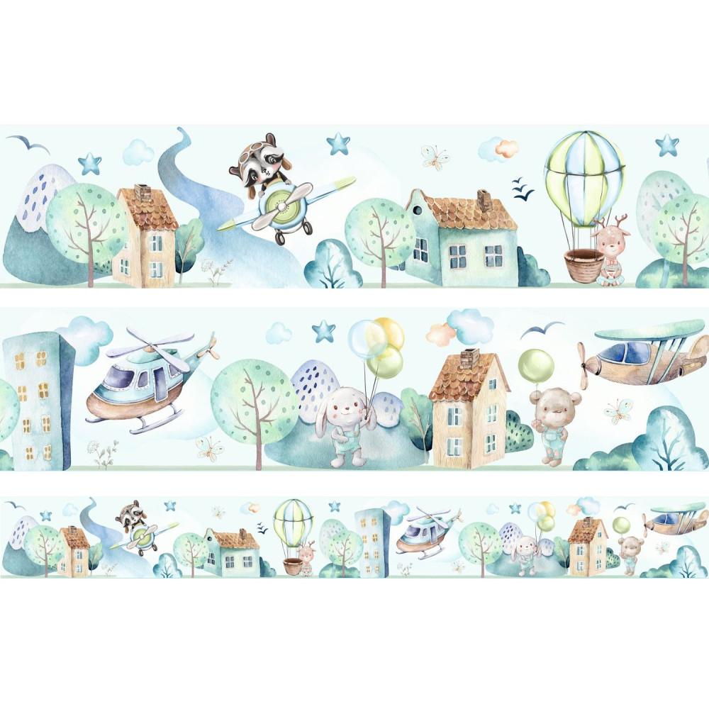Boy's World prémium bordűr | 500 cm x 14 cm