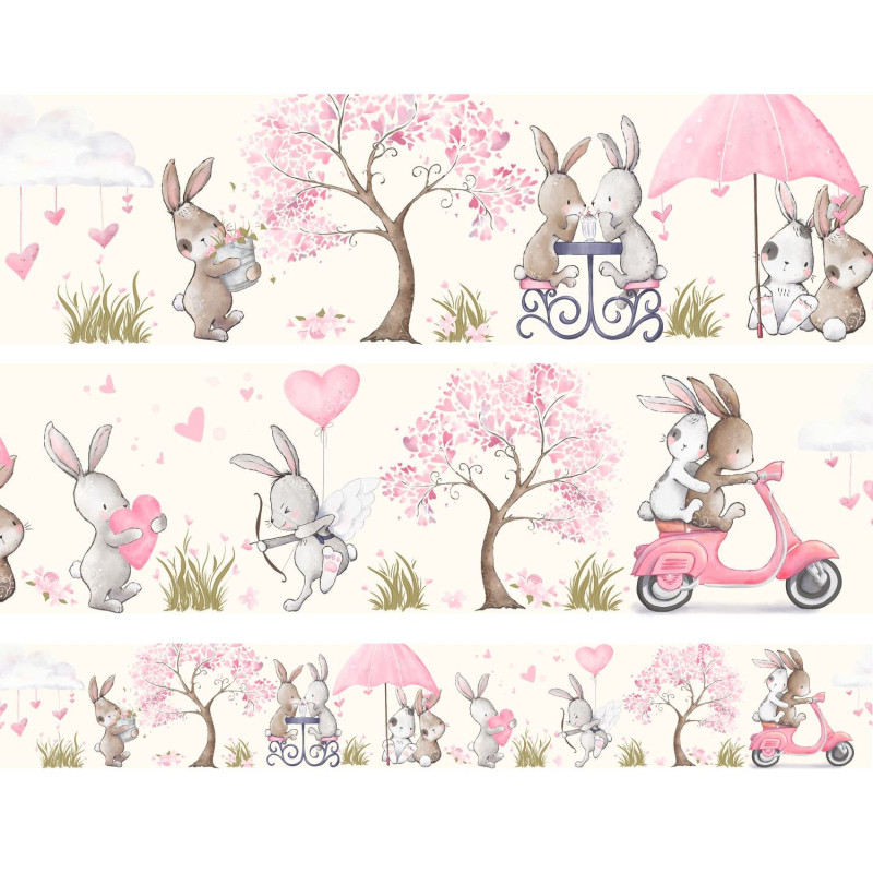 Bunny Love prémium bordűr | 500 cm x 14 cm